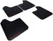 Rally Armor Universal Basic Black Mud Flap with Red Logo (Universal Fitment (no Hardware)), 4 pieces/ Pack