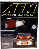 AEM Dryflow Air Filter 28-50045 engine air filter washable and reusable Filter fits 2016-2021 Honda Civic 2.0L /HRV (see fitment details)