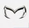Mazda M Emblem Metal Golssy Black / Matt Black / Chrome / Gold / Red fit Mazda3