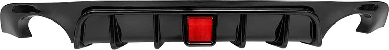Diffuser 2018-2023 Infiniti Q50 Rear Bumper Lip Diffuser ABS LED brake light Style Rear Diffuser