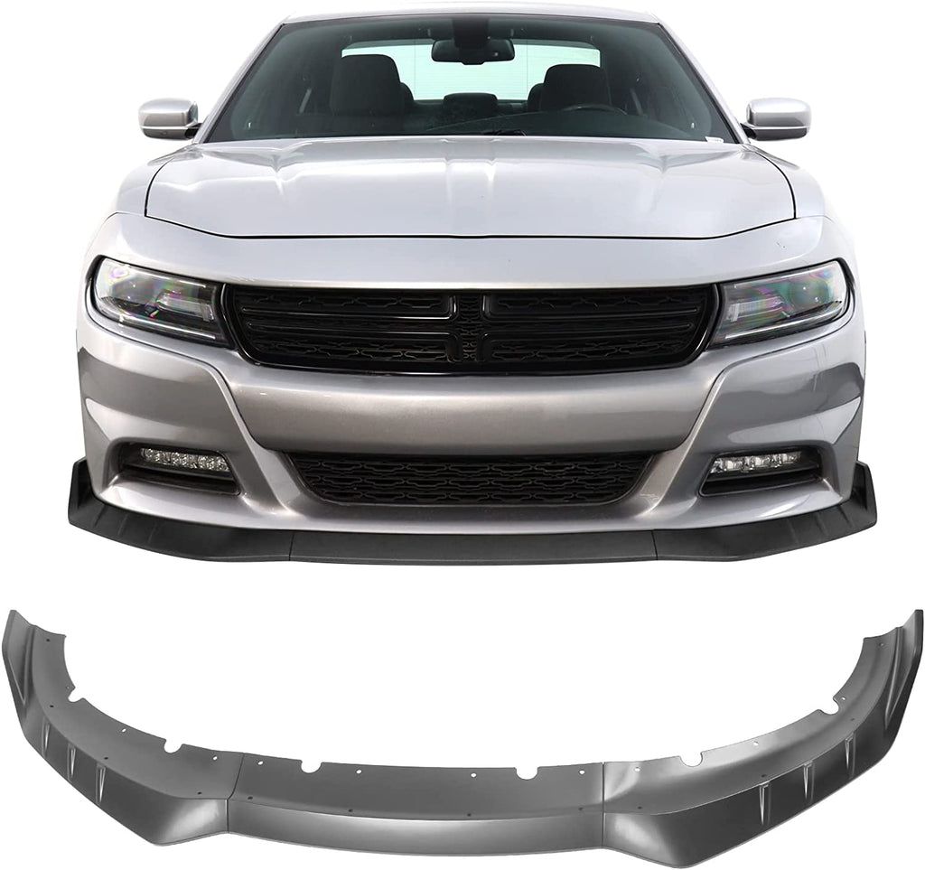 Front Lip for 2015-2023 Dodge Charger IKON V3 Style Front