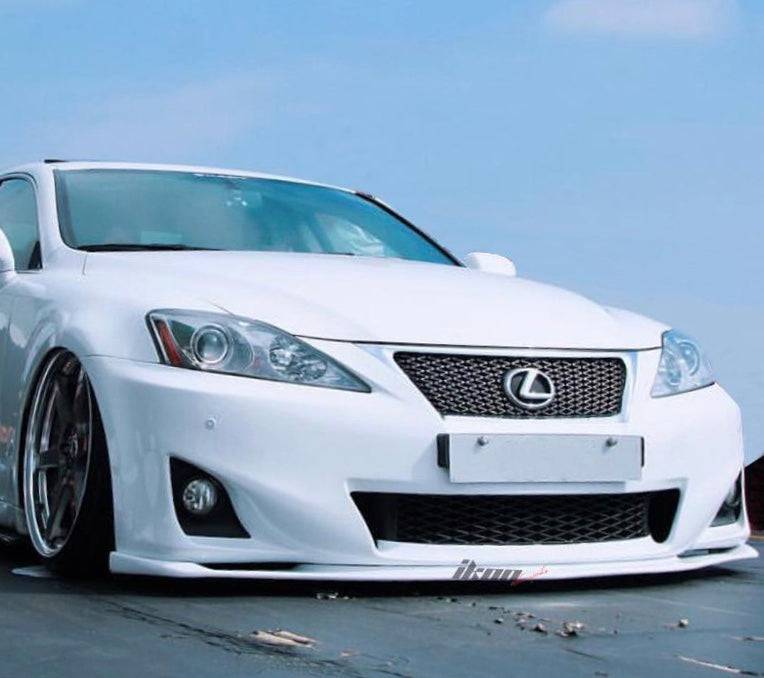 3pcs For 2011 2012 2013 Lexus IS250 IS350 JDM Painted Glossy White Look on sale Front Bumper Body Kit Spoiler Lip