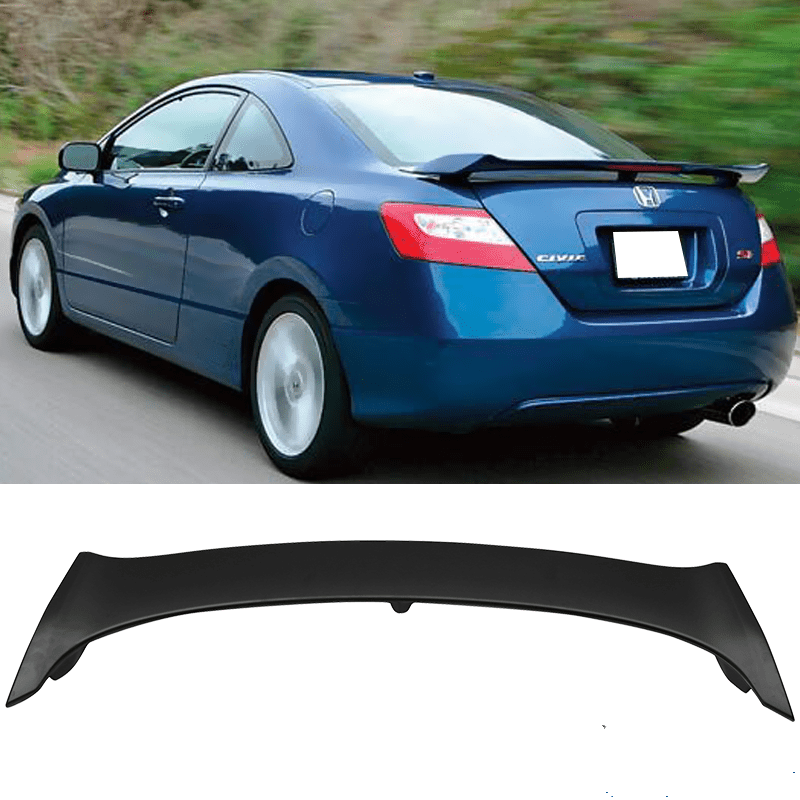 Spoiler 2006 2011 Honda Civic Coupe 2 door spoiler Unpainted Wing