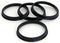 Solid Hub Ring-OD-74.1mm-ID-66.1mm 4pcs/ set (Center Ring Hub Ring spacer 74mm-66mm)