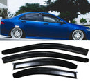 Window Visor Deflector Rain Guard 2004-2008 Acura TSX Dark Smoke Regular style/ Mugen style