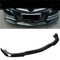 Front Lip 2008-2014 Mercedes Benz W204 C Class coupe/ sedan AMG/Sport bumper Glossy Black/ Carbon Style 3PC Front Bumper Lip Splitter Kit - Auto Sports Accessories & Performance