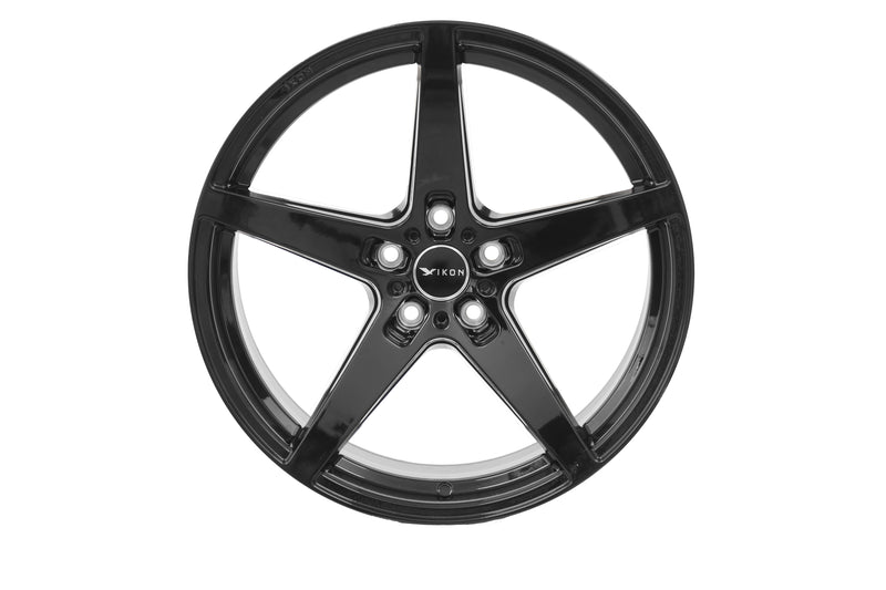 IKON Alloy Wheels IK116 Style 19x8.5 5x114.3 Gloss Black Hub Bore : 72.6 Offset +35mm