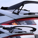 Spoiler For 2022-2024 Honda Civic Hatchback Type-R Gloss Black Trunk Spoiler Mounting Plates