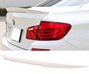 Spoiler 2011-2016 BMW 5 Series F10 4Dr Sedan High Kick Style Trunk Spoiler Wing ABS