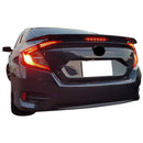 Spoiler 2016-2021 Honda Civic Sedan SI Style spoiler( W/ LED) ABS Rear Wing - Auto Sports Accessories & Performance