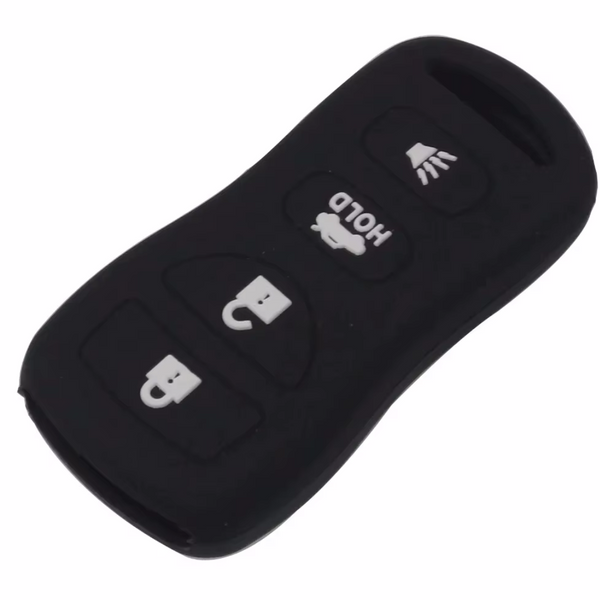 Nissan remote Key Case Holder 4 button Silicone Rubber Cover Key Protector Nissan Armada Sentra 350Z Altima Maxima Infiniti