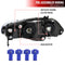 Headlight Housing Kit Euro Style w/ LED Strip Black 2006-2011 Honda Civic Sedan 4dr