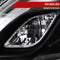 Headlight Housing Kit 2007-2011 Honda CRV LED Bar Projector Headlights (Matte Black Housing/Clear Lens)
