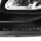 Headlight Housing Kit 2007-2011 Honda CRV LED Bar Projector Headlights (Matte Black Housing/Clear Lens)