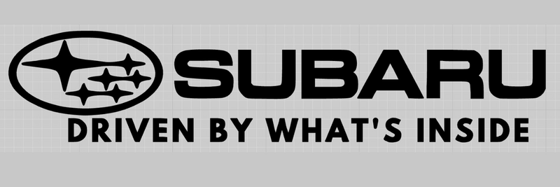 EPP® Custom Windshield /Bumper Sticker Decals - Subaru Driven By What's Inside  Car Decals Sticker