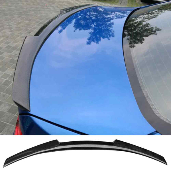 Spoiler 2007-2013 BMW 3 series E92 Coupe Wing M4 Style Painted Glossy Black / Real Carbon Fiber