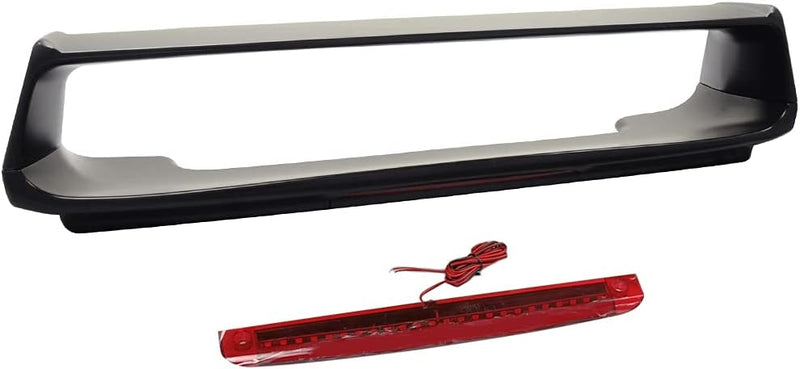 Trunk Spoiler Compatible with 2002-2007 Subaru Impreza, Factory Style ABS Unpainted with 3RD Brake Light Trunk Boot Lip Spoiler Wing Deck Lid