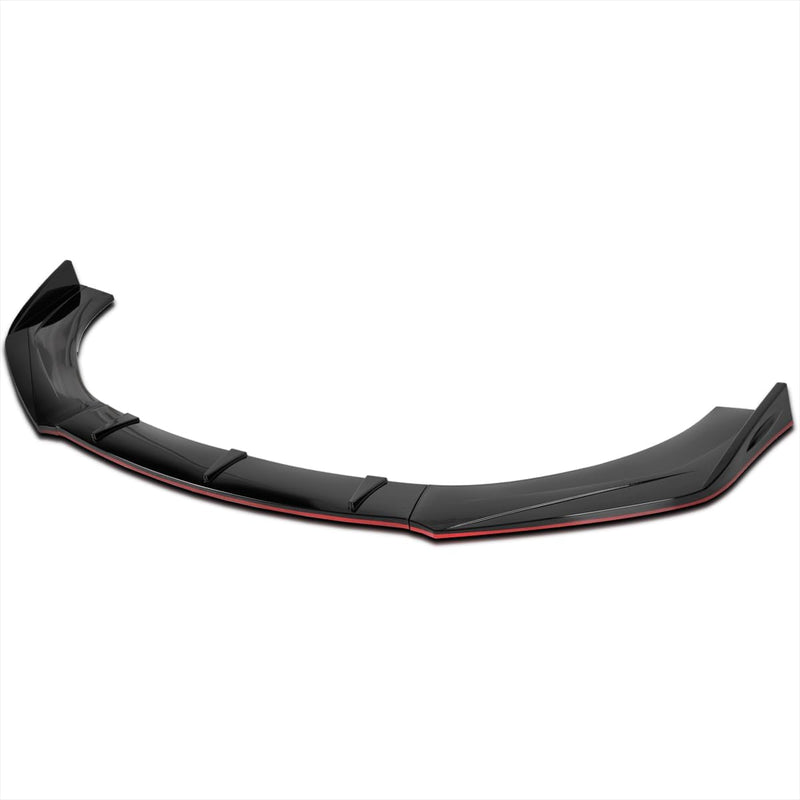 Universal 3-PC Front Bumper Lip  Not adjustable one , width 68.9" ( not fit front bumper width more than 68.9")