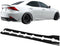 Side Skirt 2014-2020 Lexus IS250 IS300 IS350 AS Style Unpainted Matte Black Side Skirts PP