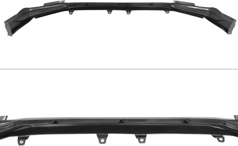 Front lip 2022-2024 Honda Civic Sedan Hatchback Front Bumper Lip Unpainted matte black PP - Auto Sports Accessories & Performance