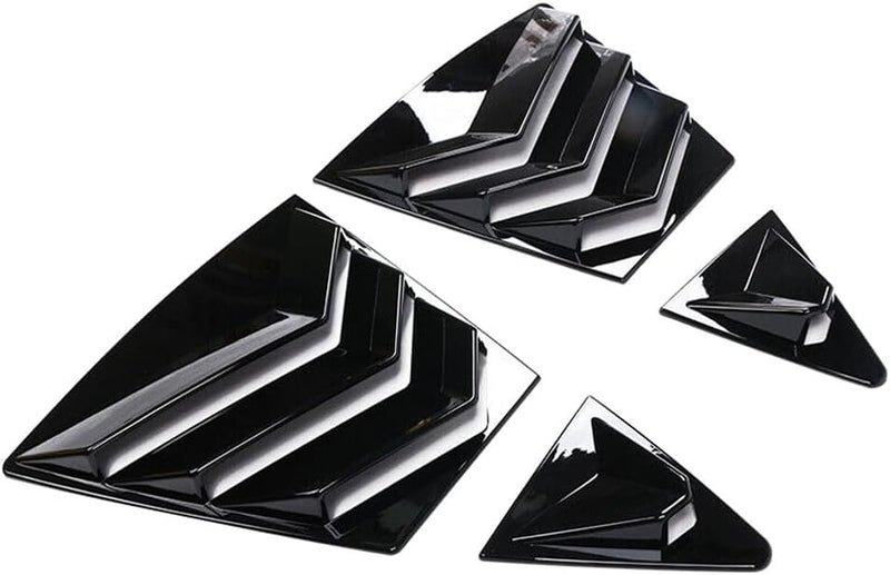 Side Window Louver 2020-2024 Toyota Corolla Sedan 4 door  IKON Style Side Window Louver Visor Guard ABS