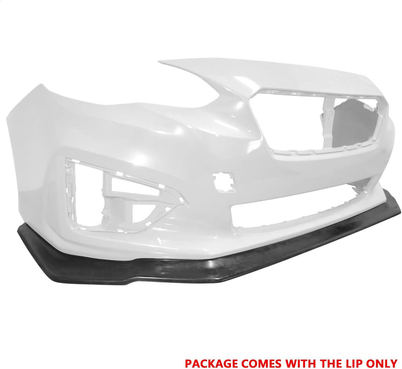 📈Front Lip 2017-2019 Subaru Impreza IK Style Unpainted Front Bumper Lip PU - Auto Sports Accessories & Performance