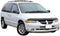 Window Visor 1996-2007 Chrysler Town Country, Dodge Caravan Smoke Window Visors Acrylic 2 PCS (Front Only)