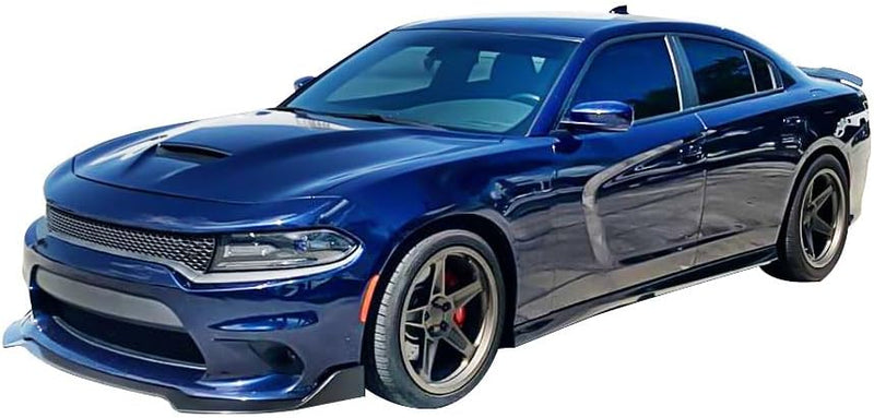 Front Lip 2015-2023 Dodge Charger SRT V1 Style Front Bumper Lip 3PCS ABS - Auto Sports Accessories & Performance