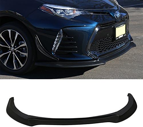 Front Lip 2017-2019 Toyota Corolla Type S GT Style Front Bumper Lip Chin Spoiler PU