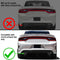Diffuser fits 2015-2023 Dodge Charger SRT Rear Bumper Diffuser, OE Factory Style Unpainted PP Spoiler Splitter Valance Chin Diffuser