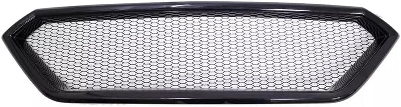 Front Upper Grille, Compatible with 2022-2024 Subaru WRX, Honeycomb Mesh Style Unpainted Black ABS Plastic Replacement Front Bumper Hood Grill 1PC - Auto Sports Accessories & Performance