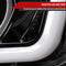 Spec-D Tuning Headlight 2015-2021 Subaru Impreza WRX STI LED Bar Sequential Turn Signal (Glossy Black Housing/Clear Lens)
