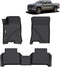 IKON Floor Mat Compatible with 2Fits 2023-2025 Chevrolet Colorado/GMC Canyon Crew Cab, Floor Mats, 3D Molded Custom Pad Black TPE Thermo Plastic Elastomer All Weather Liner Protector 1st , 2nd Front Rear Protection 3PC Set (Copy)