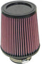 Engine Air Filter K&N RU-4730 3 inch Flange 6 inch Base 5 Top 6 1/2 inch Height - Auto Sports Accessories & Performance