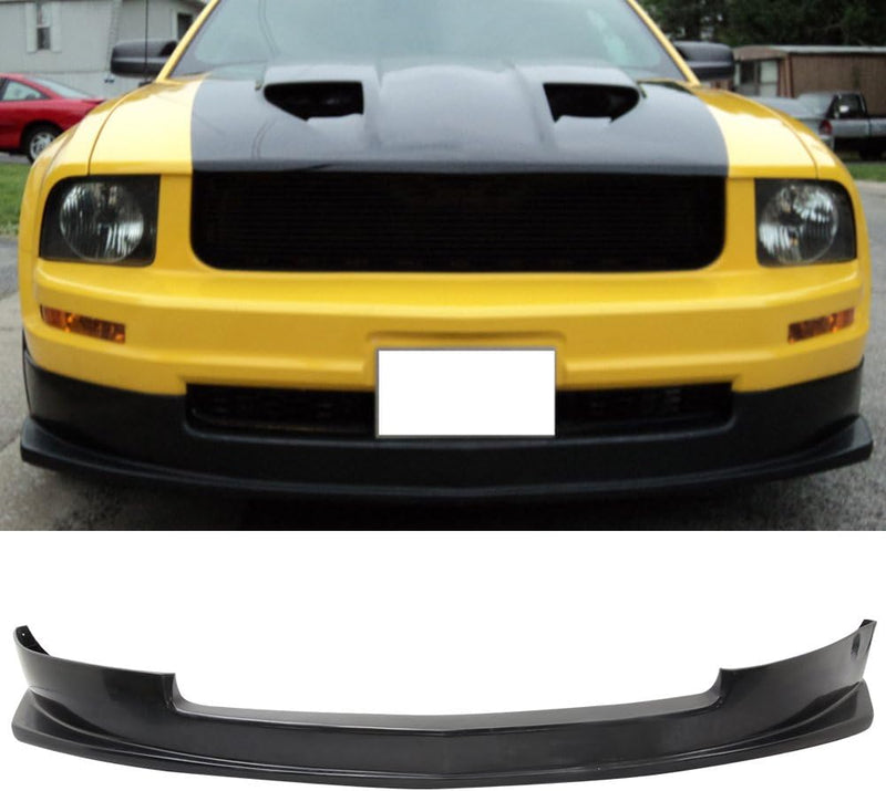 Front Lip 2005-2009 Ford Mustang Base Sport Style Front Bumper Lip Chin Spoiler PU
