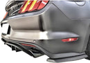 Rear Diffuser Fits 2015-2017 Ford Mustang PREMIUM PACKAGE ONLY - NOT FIT GT350 - Auto Sports Accessories & Performance