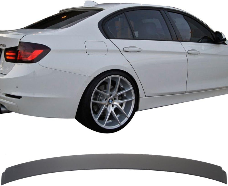 Roof Spoiler Fits 2012-2018 BMW F30 3 Series AC-S Style Unpainted Rear Roof Spoiler ABS