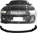 Front Lip 2013-2014 Ford Mustang GT Style Unpainted Front Bumper Lip Spoiler PU