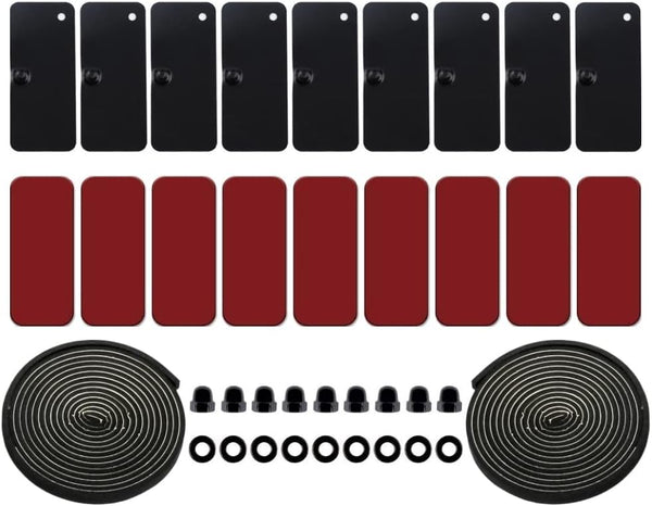 Rear Window Louver Hardware Installation Kit