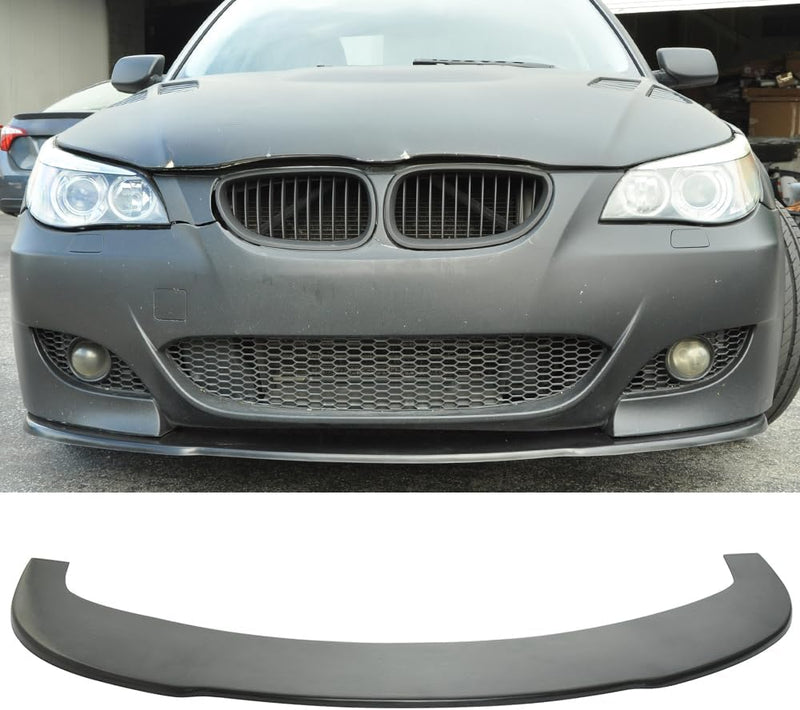 Front Lip 2006-2010 BMW M5 E60 PU Polyurethane Front Bumper Lip Splitter - Auto Sports Accessories & Performance