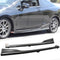 Side Skirt 2012-2015 Honda Civic 2 door HFP HF-P Style Unpainted Black