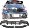 Rear Lip 2019-2022 Toyota Corolla Hatchback 5Dr, Unpainted Rear Diffuser and Bumper Splitter T style