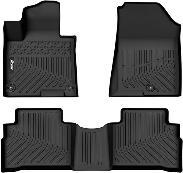 IKON Floor Mat Compatible with 2023-2024 Kia Sportage (non hybrid)  3D Custom Carpets 1st 2nd Row Protection 3PC All Weather Liner Protector