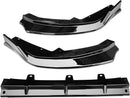 Front Lip compatiable with 2024-2025 Nissan Sentra Glossy Black Polypropylene 3PC Bumper Lip