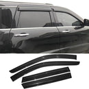 Window Visor Deflector Rain Guard 2011-2021 Jeep Grand Cherokee WK2 & 2022 Grand Cherokee WK Dark Smoke - Auto Sports Accessories & Performance