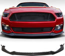 📈Front Lip 2015-2017 Ford Mustang P Style Unpainted Black Front Bumper Lip PU