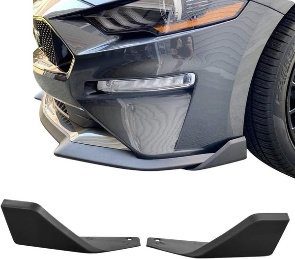 Front Bumper Winglet 2015-2023 Ford Mustang GT Style Front Bumper Lip Spoiler Winglet PP