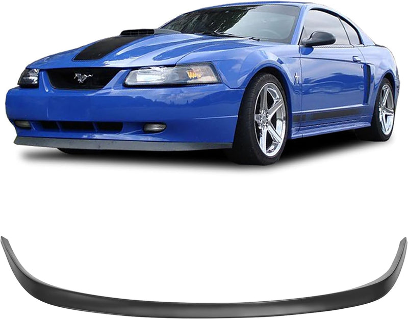 Front Lip 1999-2004 Ford Mustang (EXT. SVT model) OEM Style Unpainted Front Bumper Lip Spoiler PU - Auto Sports Accessories & Performance