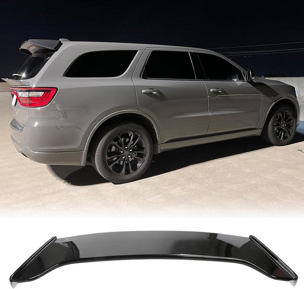 Rear Roof Spoiler 2011-2025 Dodge Durango (Not for SRT) IKON Style Roof Spoiler ABS Painted Glossy Black
