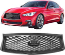 Grille 2018-2023 Infiniti Q50 Eau Rouge ER Style Gloss Black ront Grille